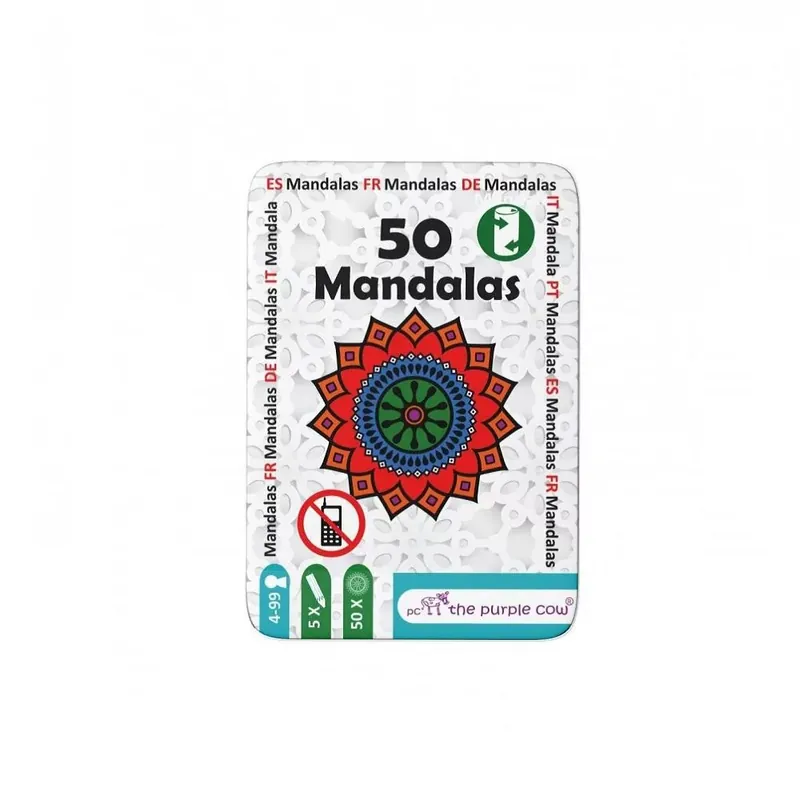 Népszerű 50 Mandala - foglalkoztató kártyák