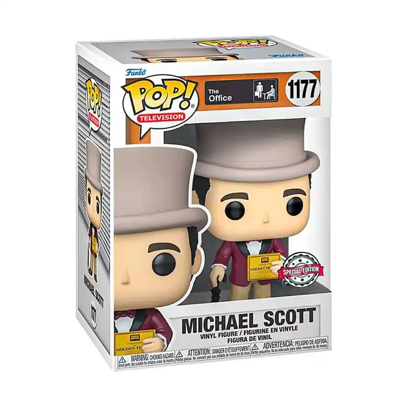 Funko POP! TV The Office - Michael w/Golden Ticket figura 1177 Kedvezményes ár