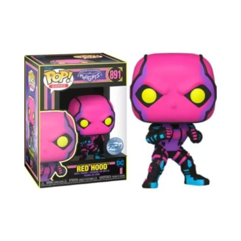 Biztonságos fizetés Funko POP! Games Gotham Knights - Red Hood (Blacklight) (SE) figura