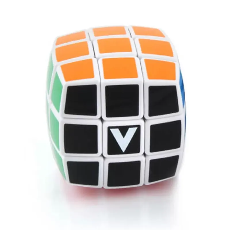 Exkluzív ajánlat V-CUBE 3x3 versenykocka-fehér alapszín, lekerekített forma (matrica nélküli)
