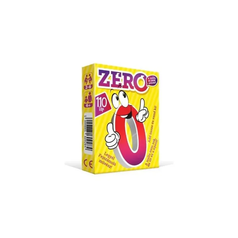 Alacsony ár ZÉRÓ - a nulla, az nem semmi! kártyajáték