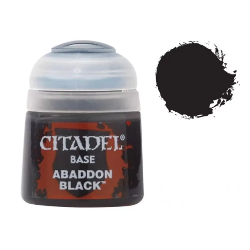 Citadel festék Base Abaddon black 12 ml Expressz szállítás