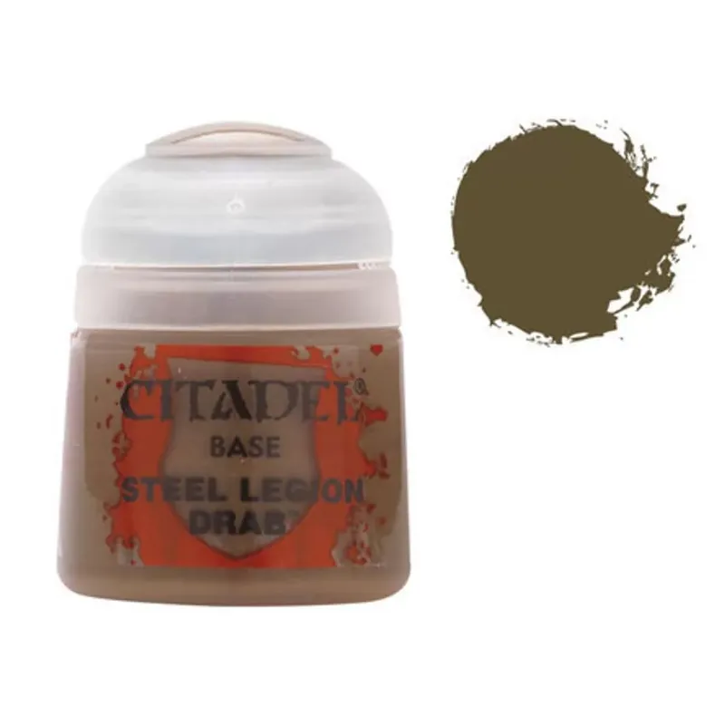 Kiárusítás Citadel festék Base Steel legion drab 12 ml