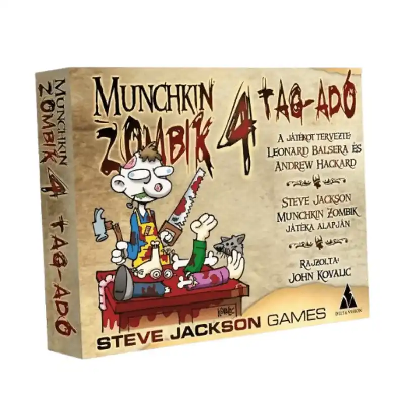 Expressz kézbesítés Munchkin Zombik 4 - Tag-adó társasjáték kiegészítő