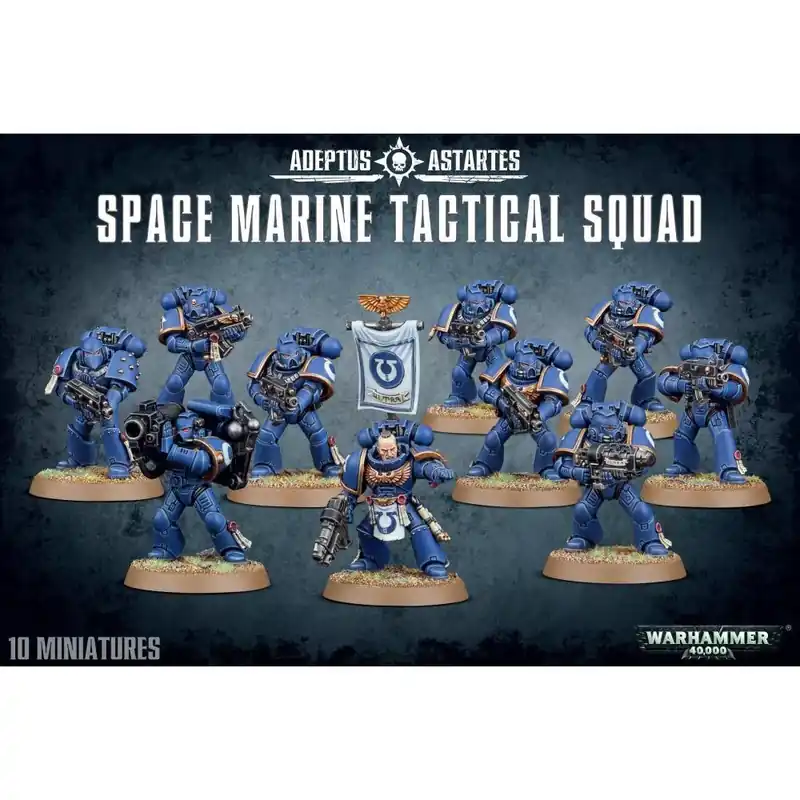 Szezonális akció Space Marines Tactical Squad minifigurák