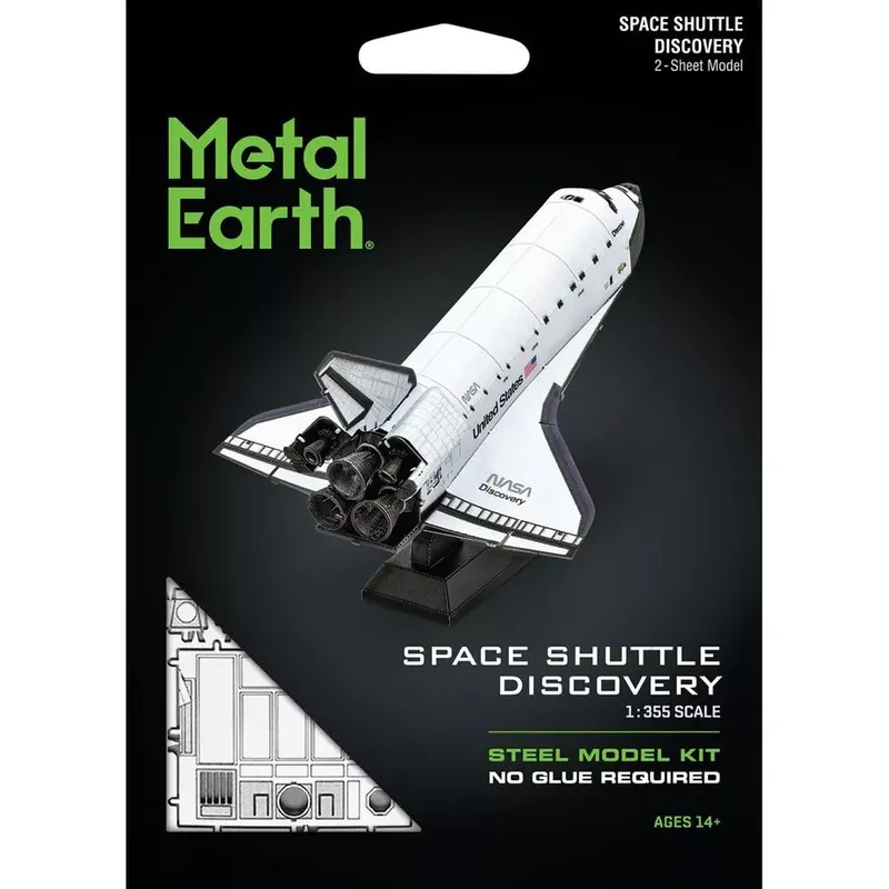 Metal Earth Discovery űrrepülőgép - lézervágott acél makettező szett Szezonális akció