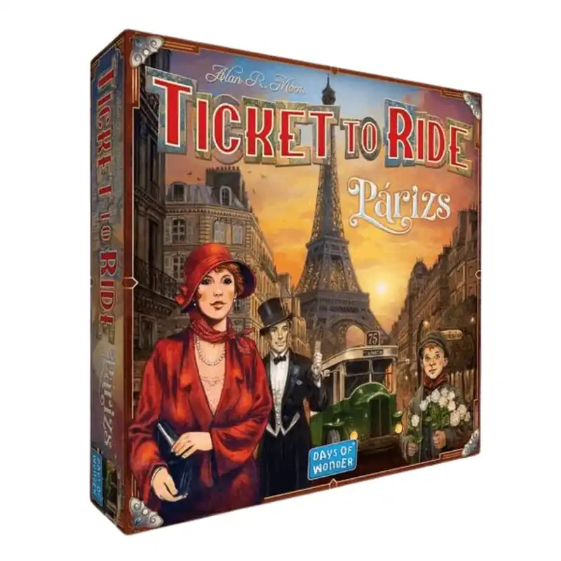 Gyors szállítás Ticket ro ride - Párizs társasjáték