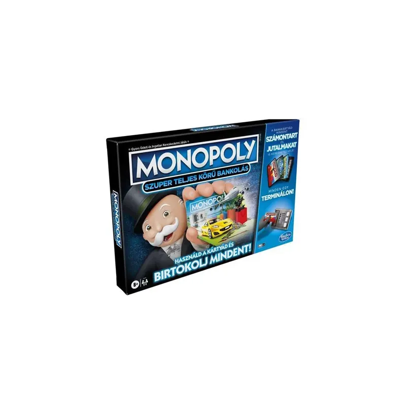 Ajánlat Hasbro Monopoly Szuper Teljes Körű Bankolás társasjáték