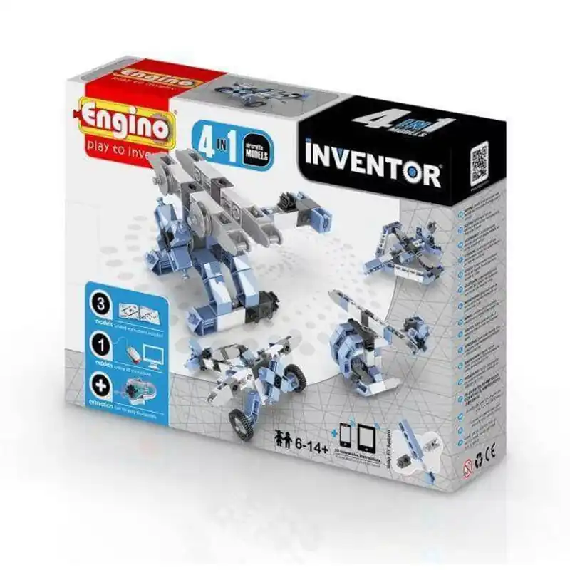 Népszerű Engino Stem Heroes, Inventor Repülők 4 in 1 építőjáték