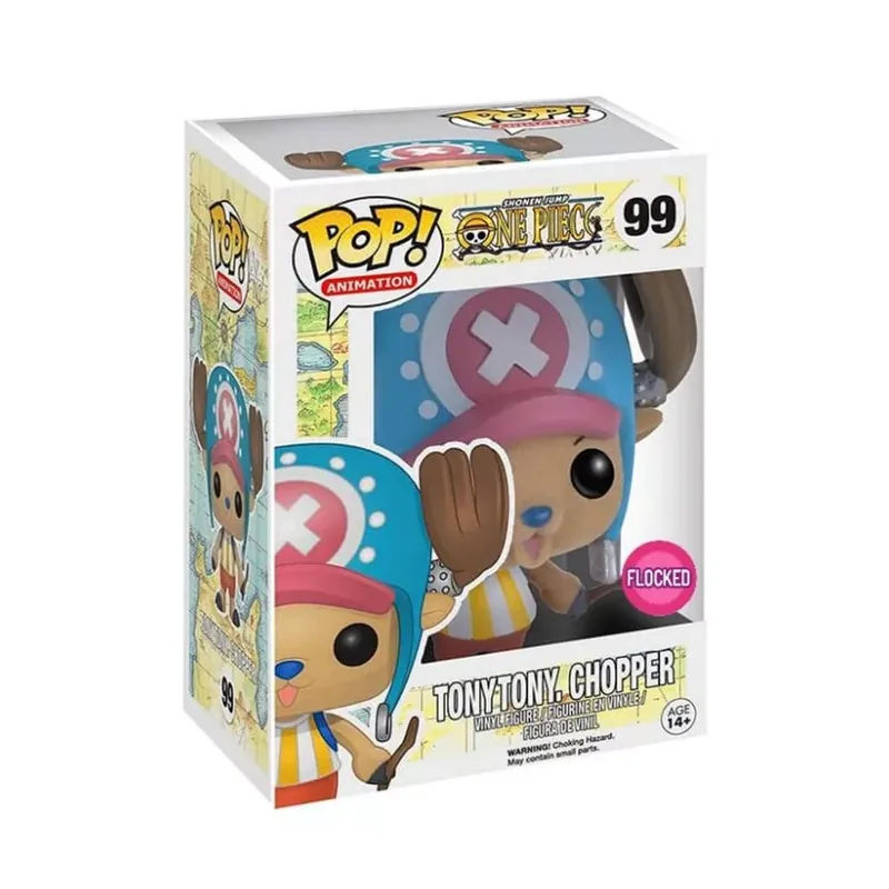 Funko POP! One Piece - Tony Tony Chopper Flocked (Exc) (CC) figura 99 Expressz szállítás