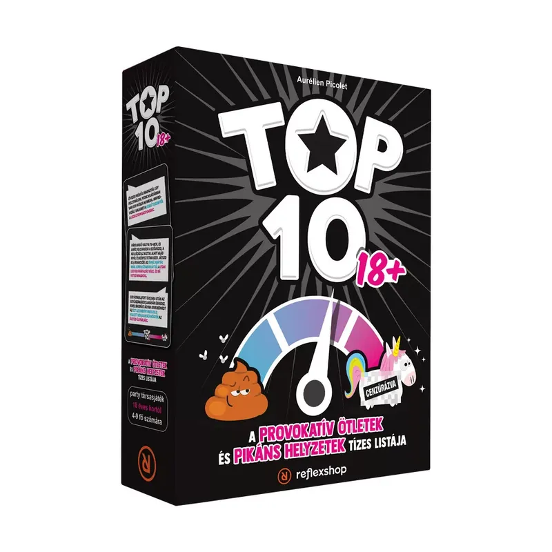 Top10 (18+) társasjáték Gyors szállítás