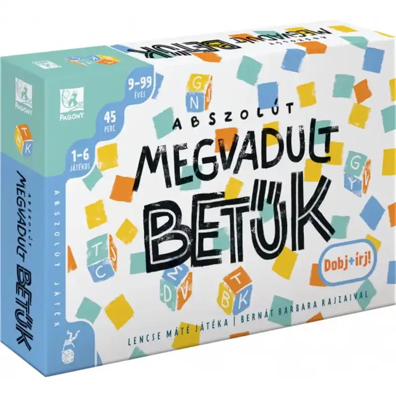 Abszolút megvadult betűk társasjáték Expressz szállítás