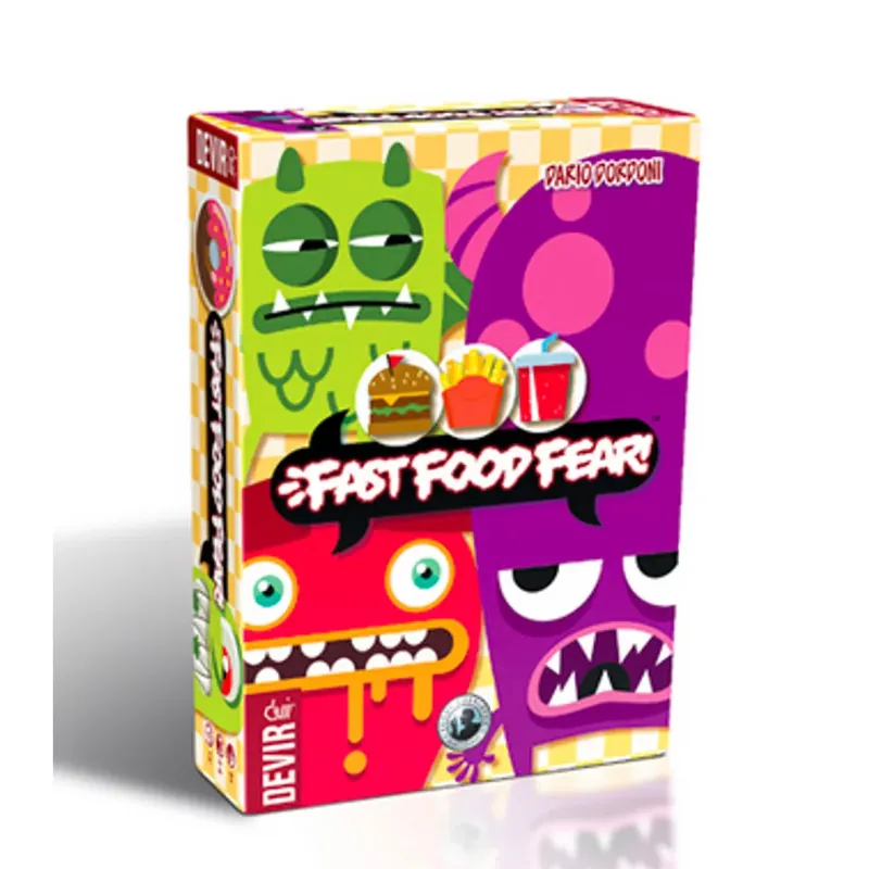 Azonnal elérhető Fast Food Fear társasjáték, angol nyelvű
