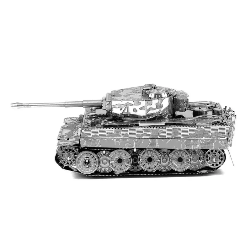 Gyors szállítás Metal Earth Tiger 1 Tank - lézervágott acél makettező szett