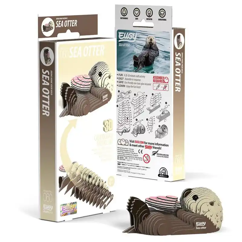Alacsony ár EUGY Tengeri vidra 3D puzzle