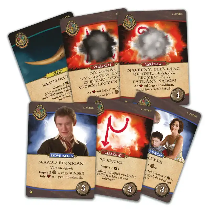 Harry Potter Roxforti csata társasjáték promó kártyák Legjobb ár