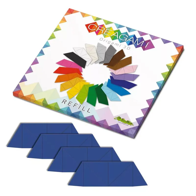 Ajánlat Creagami utántöltő 3D origami készlethez, porosz kék
