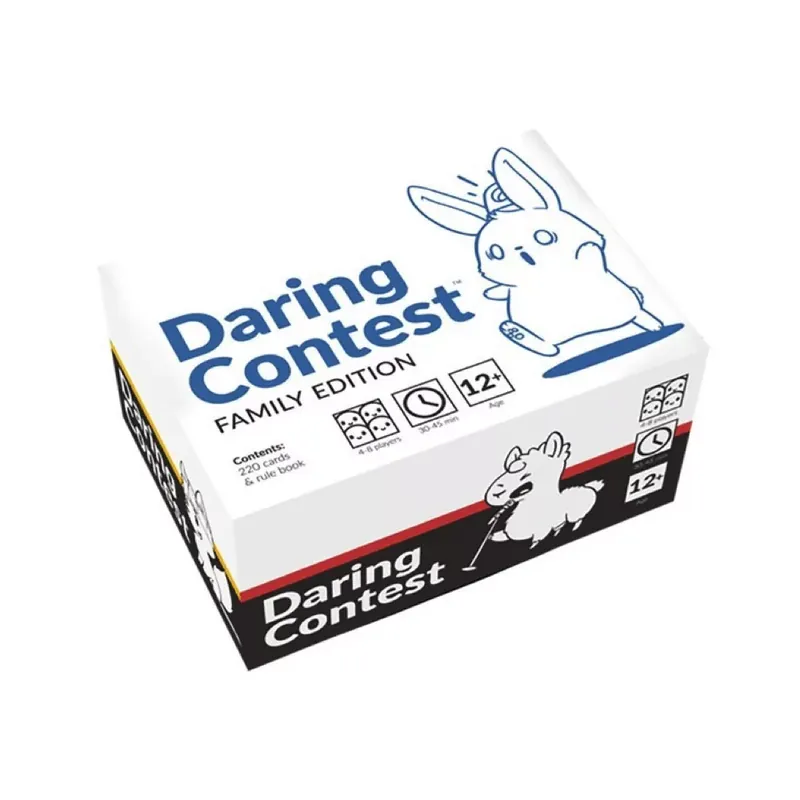 Vásárlói kedvenc Daring contest társasjáték, angol nyelvű, Family edition