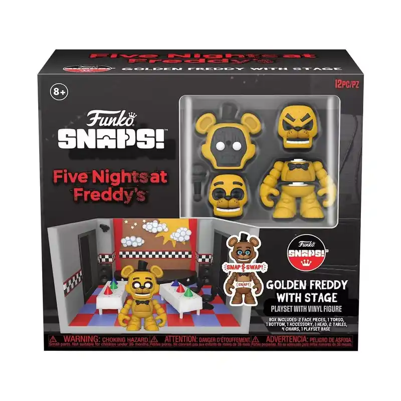 Olcsóbb Funko FNAF Snap Playset - Stage w/Freddy (Gold) figura