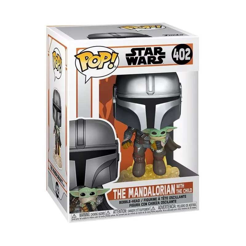 Funko POP! Star Wars The Mandalorian - Mando Flying with Jet figura 402 Ajánlat