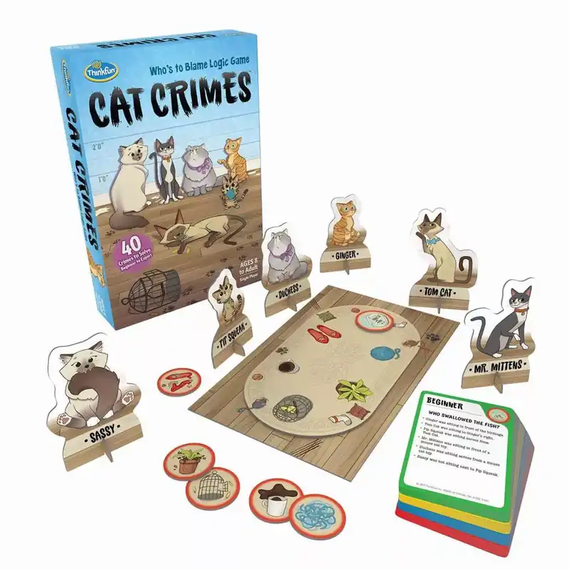 Cat Crimes - Zsivány cicák magyar nyelvű társasjáték Végkiárusítás