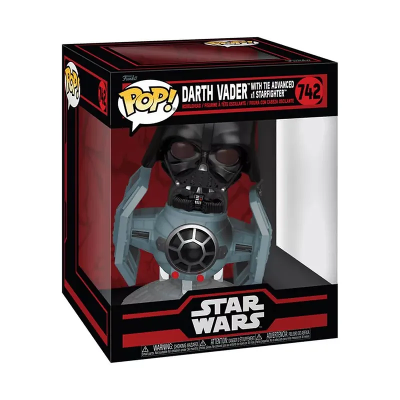 Funko POP! Rides Deluxe Star Wars Darth Vader w/TIE Advanced x1 Starfighter figura Olcsóbb