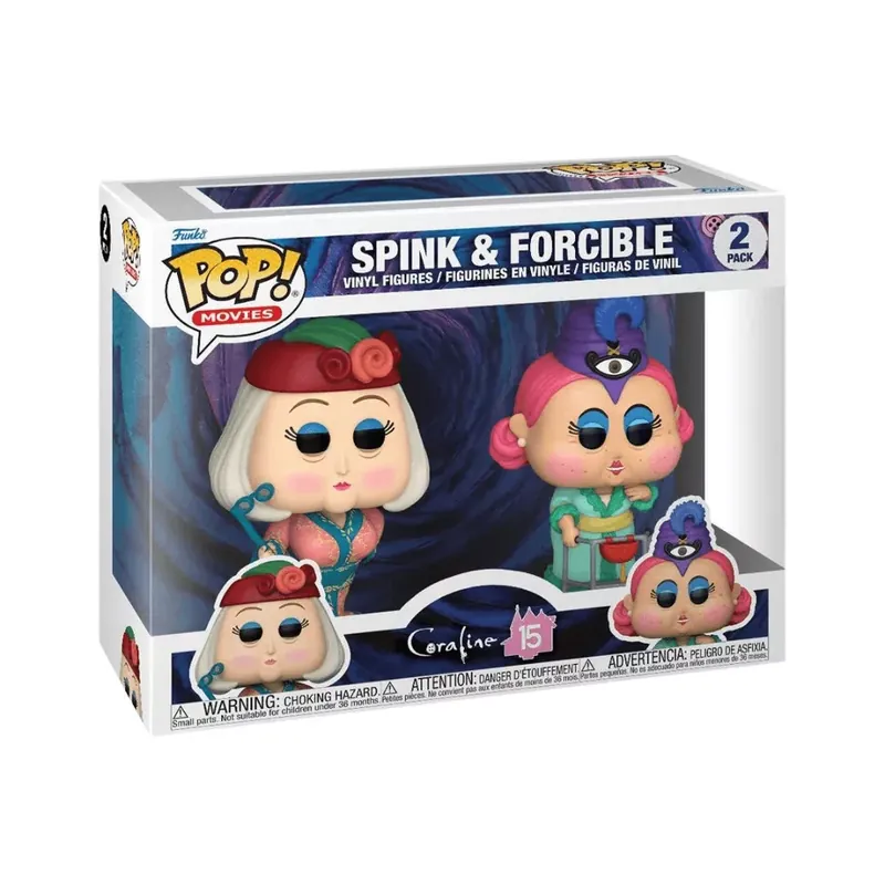 Funko POP! Movies Coraline 15th - Spink & Forcible 2 Pack figura 2 Kiárusítás