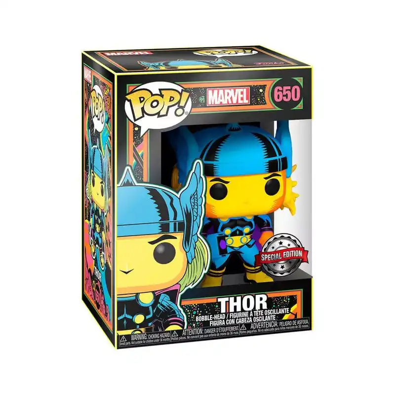 Funko POP! Marvel Black Light - Thor figura 650 Outlet