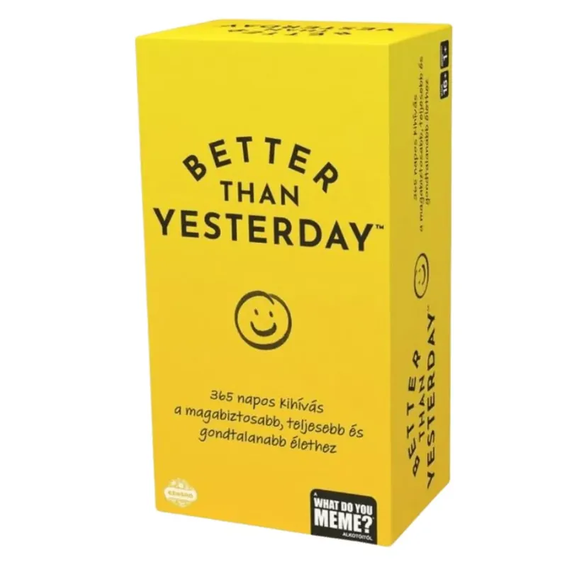 WDYM - Better Than Yesterday motivációs társasjáték Korlátozott ajánlat