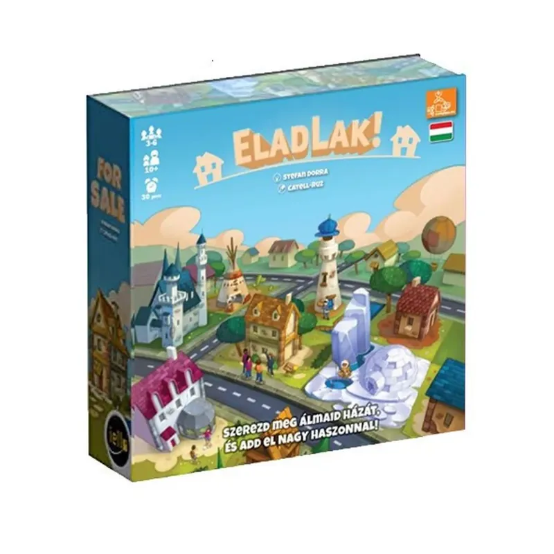 Korlátozott ajánlat EladLak! társasjáték