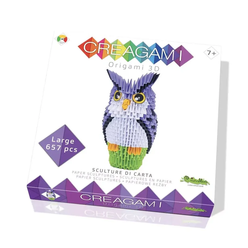 Végkiárusítás Creagami -3D origami készlet, Bagoly (nagy)