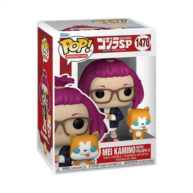 Szezonális akció Funko POP! Animation Godzilla Singular Point - Mei Kamino w/Pelops figura 1470