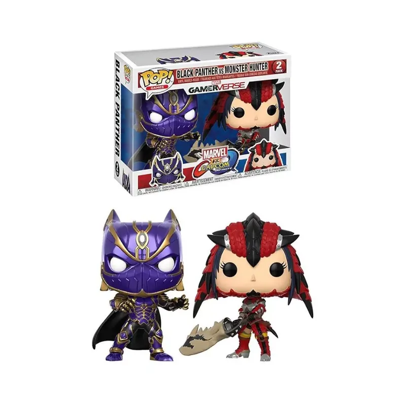 Funko POP! 2-Pack Marvel vs Capcom - Black Panther vs Monster Hunter figura 2 Szuper ajánlat