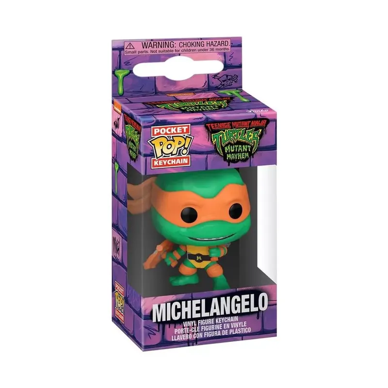 Vásárlói kedvenc Funko POP! TMNT - Michelangelo kulcstartó