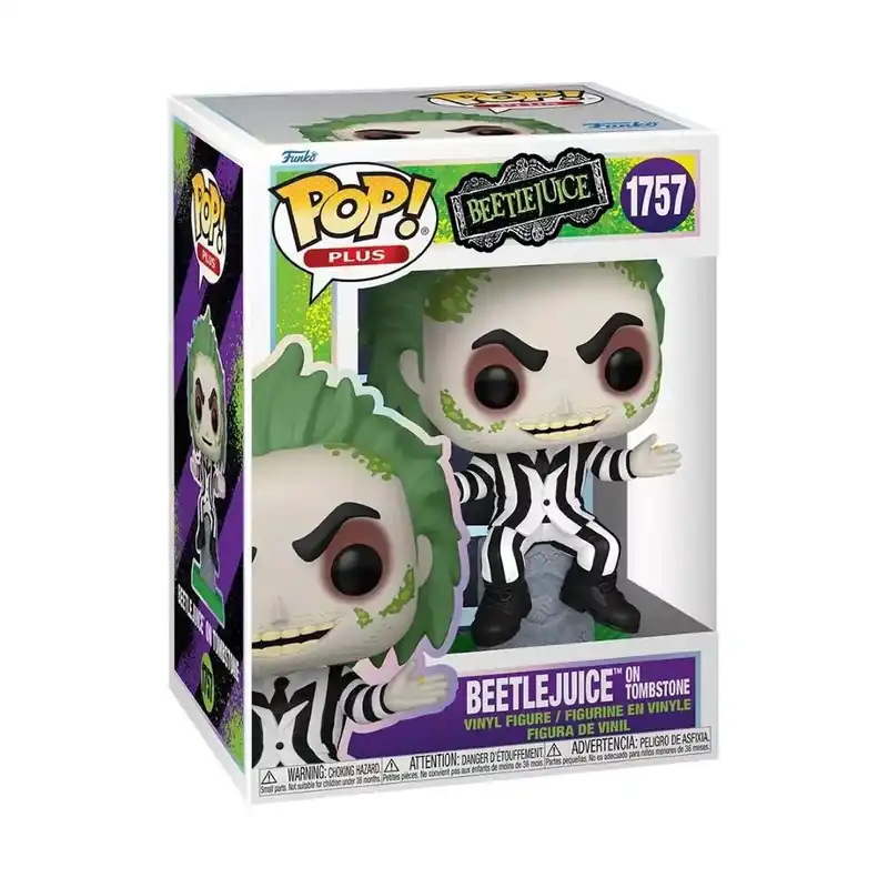 Biztonságos fizetés Funko POP! Movies Beetlejuice S3 - Beetlejuice w/tombstone figura