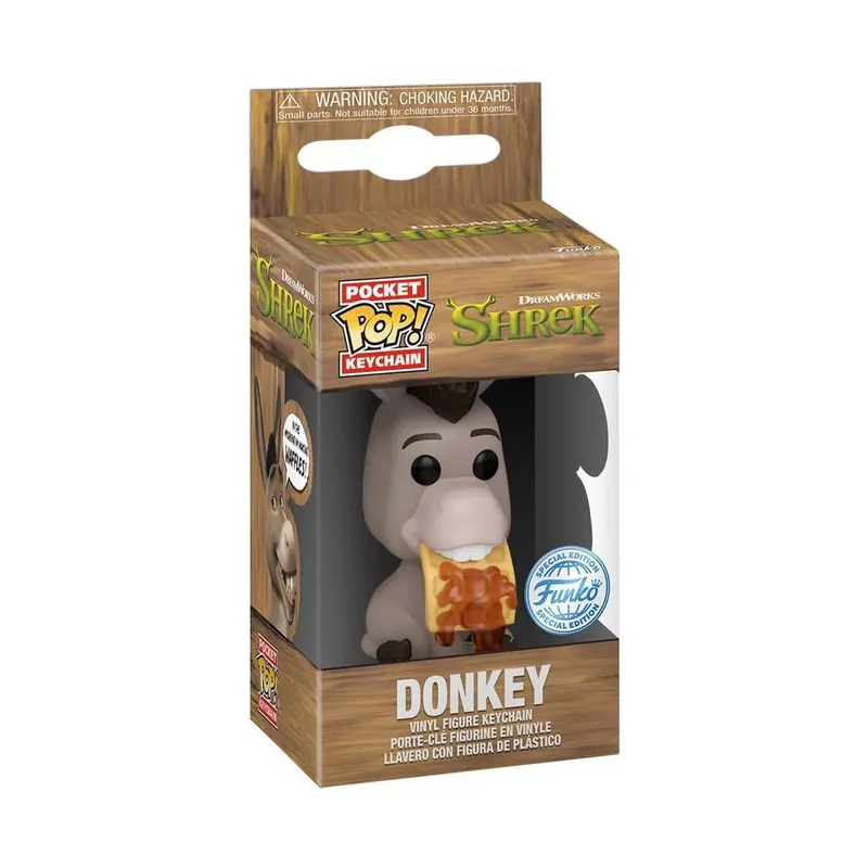 Funko POP! Shrek DreamWorks 30th - Donkey kulcstartó Újdonság