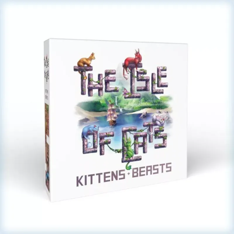 Isle of Cats társasjáték, angol nyelvű Kittens + Beasts kiegészítő Árengedmény