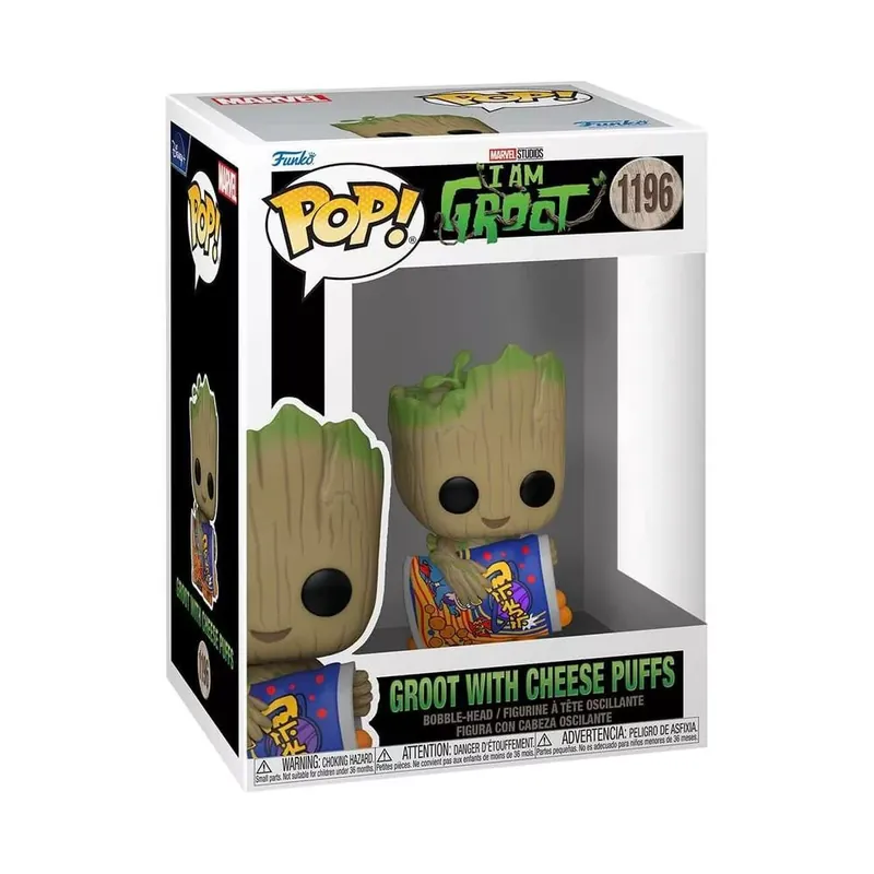 Alacsony ár Funko POP! Marvel IAG - Groot w/Cheese Puffs figura