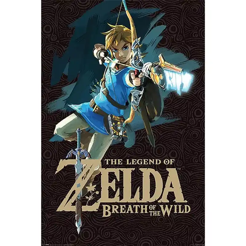 Csak ma Zelda Breath of the Wild (GAME COVER) maxi poszter