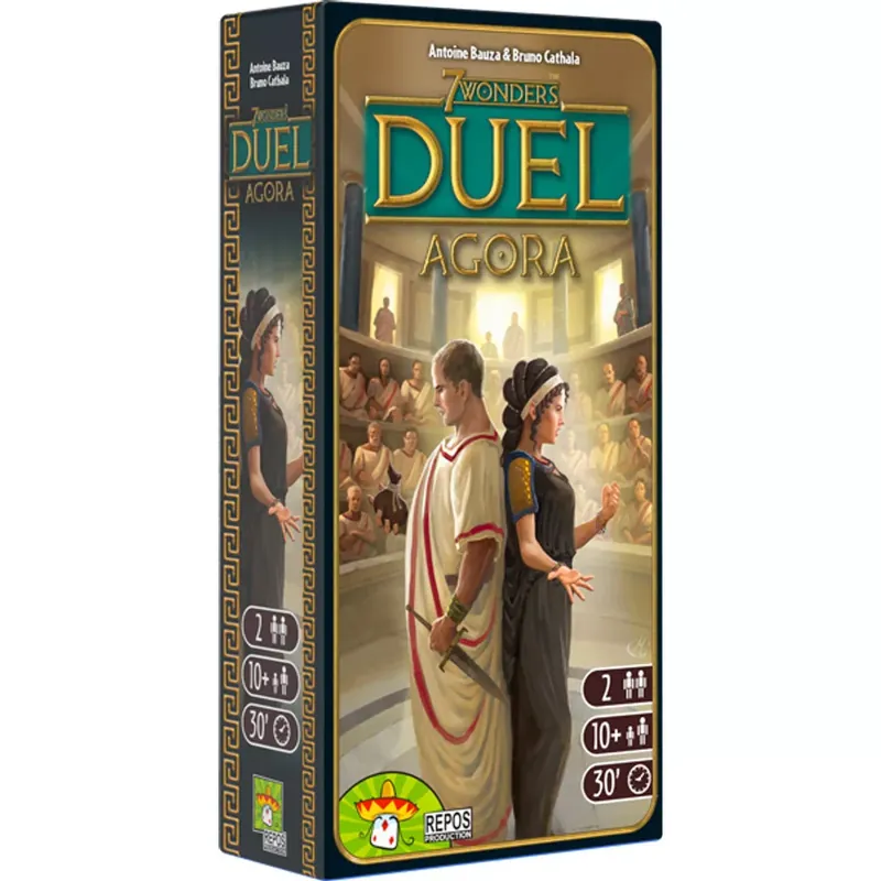 Akciós ár 7 Wonders Duel társasjáték Agora kiegészítő, angol nyelvű