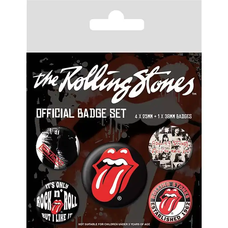 Akciós ár The Rolling Stones (Classic) kitűző szett
