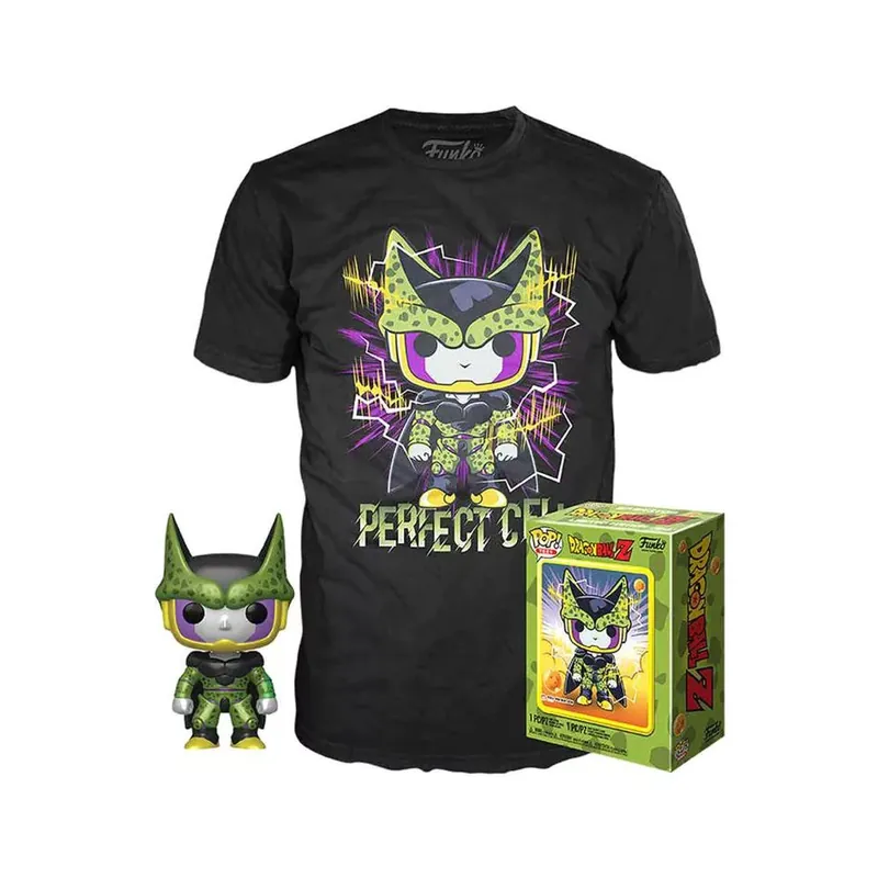 Expressz kézbesítés Funko Pocket Pop! & Tee Dragon Ball Z - Perfect Cell figura és póló (S)