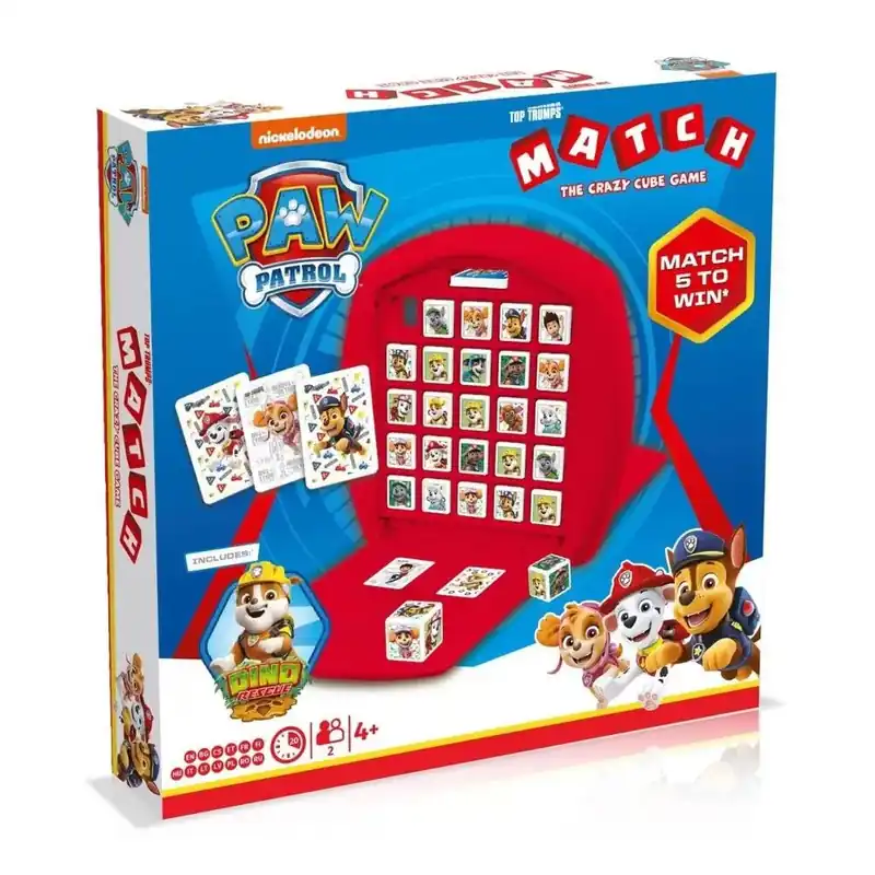 Match Paw Patrol 2021 társasjáték, multinyelvű Szuper akció
