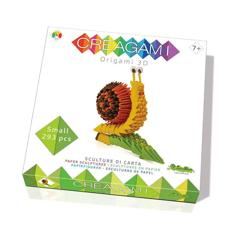 Nézd meg most Creagami -3D origami készlet, Csiga (kicsi)