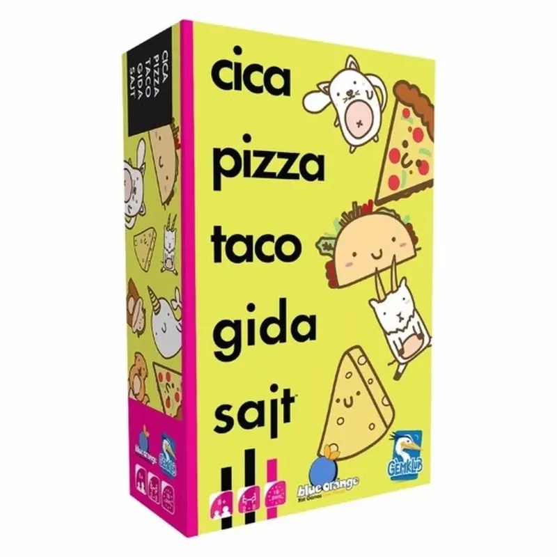 Exkluzív ajánlat Cica, pizza, taco, gida, sajt társasjáték