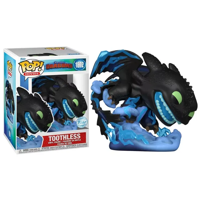 Funko POP! Animation How To Train Your Dragon - Toothless w/Lightning figura Prémium