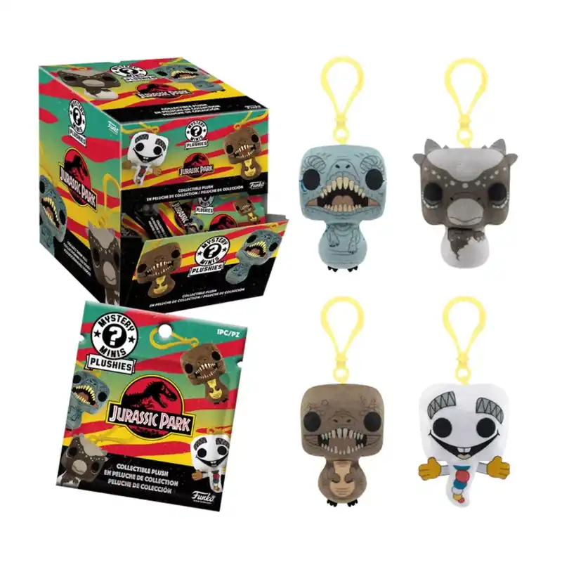 Funko Mystery POP! Jurassic Park plüss kulcstartó Szezonális akció