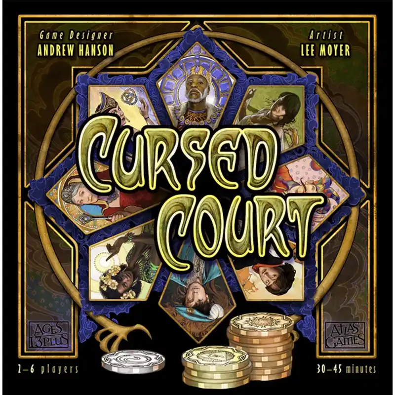 Cursed Court társasjáték, angol nyelvű Prémium