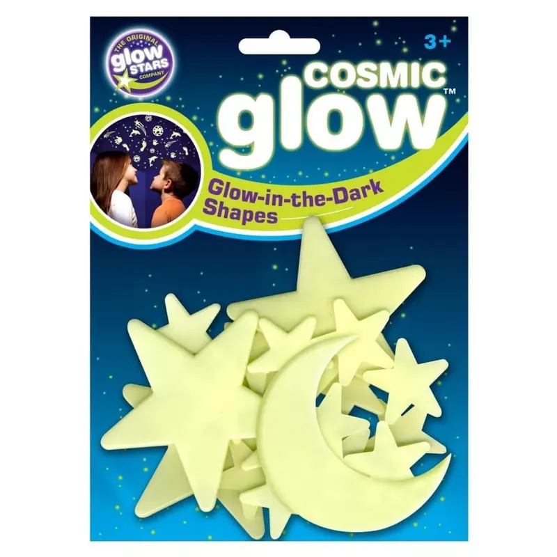 Legkelendőbb Cosmic Glow Hold és csillagok, foszforeszkáló matricaszett