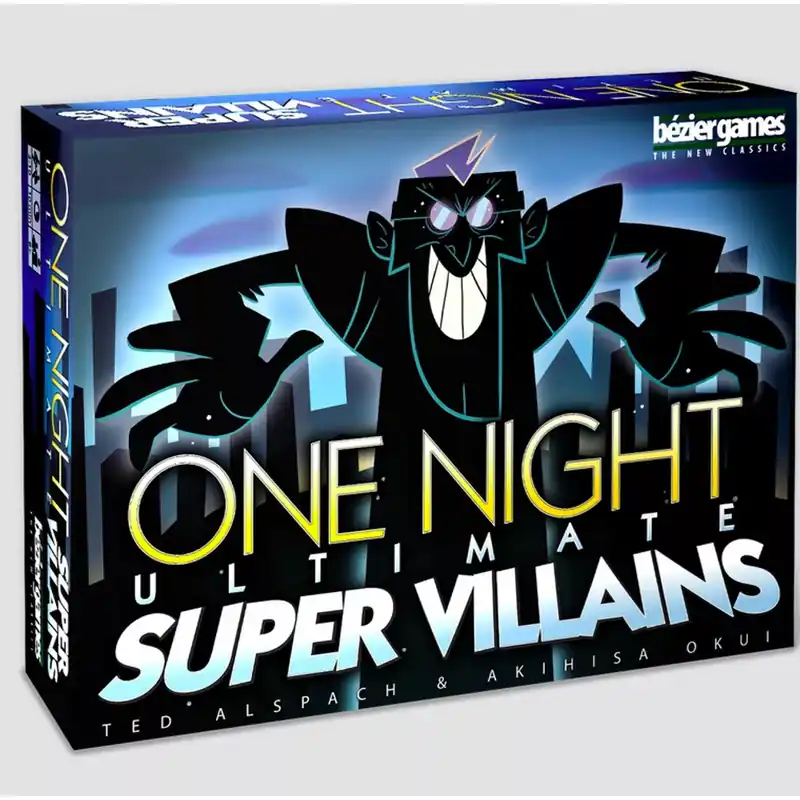 Bestseller One Night Ultimate Super Villains társasjáték, angol nyelvű